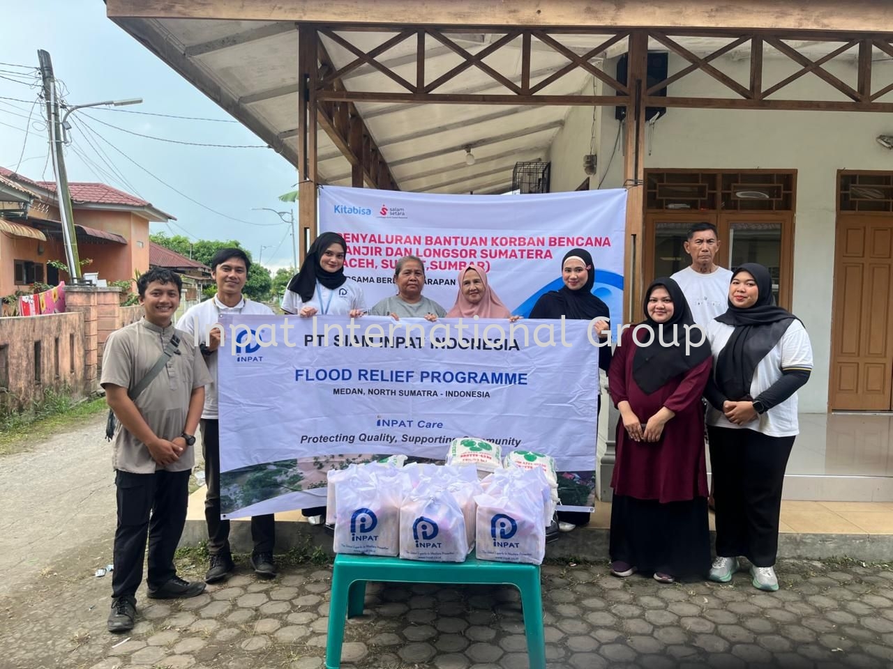 Food Relief Programme: Inpat Indonesia Distributes 150 Aid Packages to Flood-Affected Communities