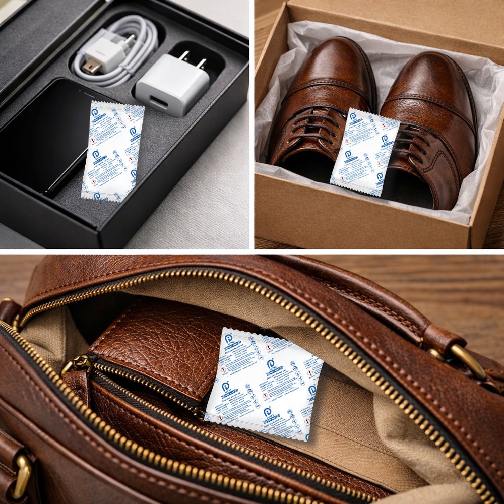 Desiccant Sachet Inside Product Packaging