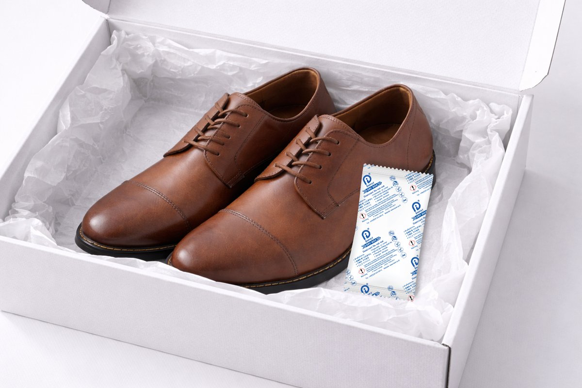 Desiccant Sachet Inside Shoe Packaging